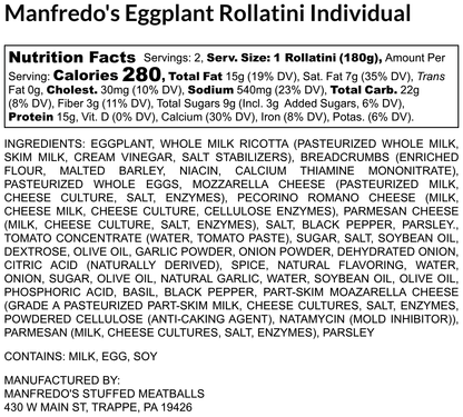 Eggplant Rollantini