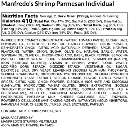 Shrimp Parmesan w/Linguine
